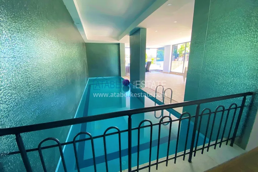 Трехкомнатная квартира с панорамным видом на море и горы в центре Махмутлара 16 