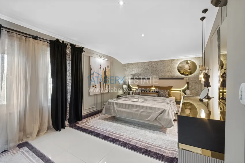 Приобрести Роскошный дуплекс 4+1 с панорамным видом на море – Конаклы, Алания 19 