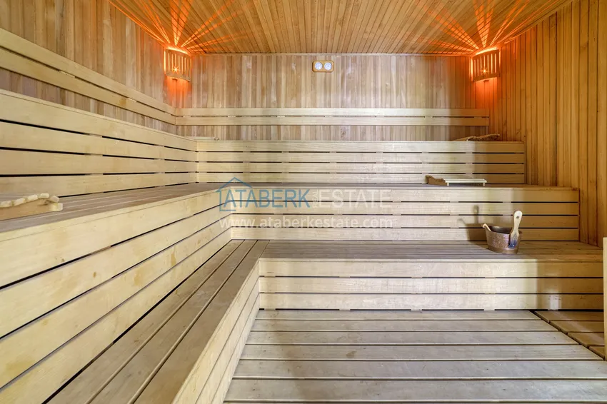 Роскошный дуплекс 4+1 с панорамным видом на море – Конаклы, Алания 23 