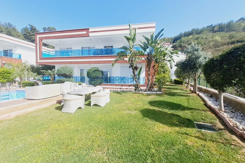 Роскошная видовая вилла с мебелью и личным бассейном в элитном комплексе - Каргыджак, Алания 3