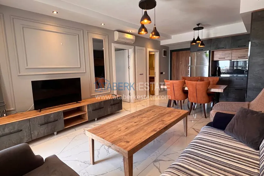 Приобрести Квартира 1+1 с мебелью и видом на море в районе Джикджилли, Алания 2