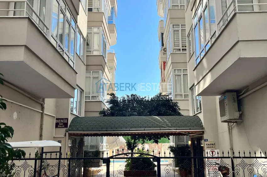 Квартира 1+1 площадью 72 м2 в центре Алании с новой мебелью и двумя балконами - район пляжа Клеопатра 2 