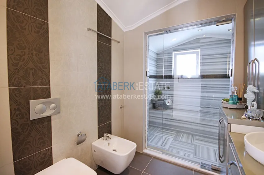 Приобрести Роскошный дуплекс 4+1 с панорамным видом на море – Конаклы, Алания 32 