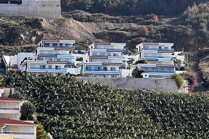 Роскошная видовая вилла с мебелью и личным бассейном в элитном комплексе - Каргыджак, Алания 2