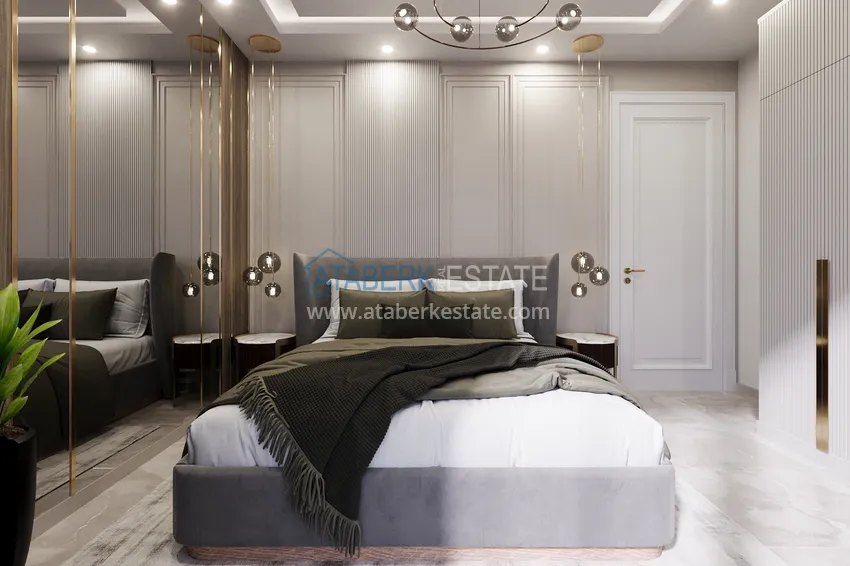 Приобрести Новый архитектурный шедевр на побережье Алании, район Тюрклер – инвестиционный проект с виллами и апартаментами 19