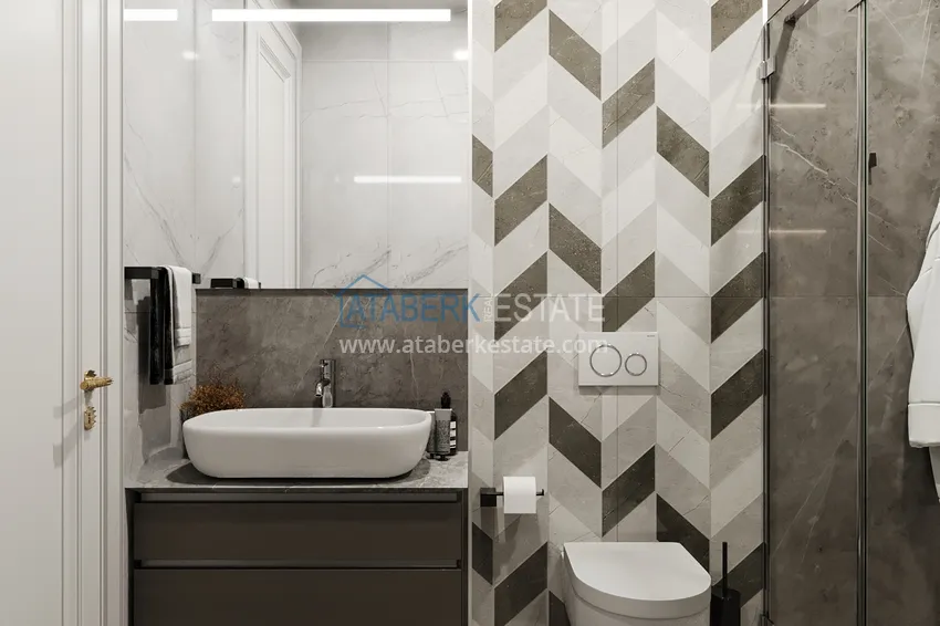 Приобрести Новый архитектурный шедевр на побережье Алании, район Тюрклер – инвестиционный проект с виллами и апартаментами 22