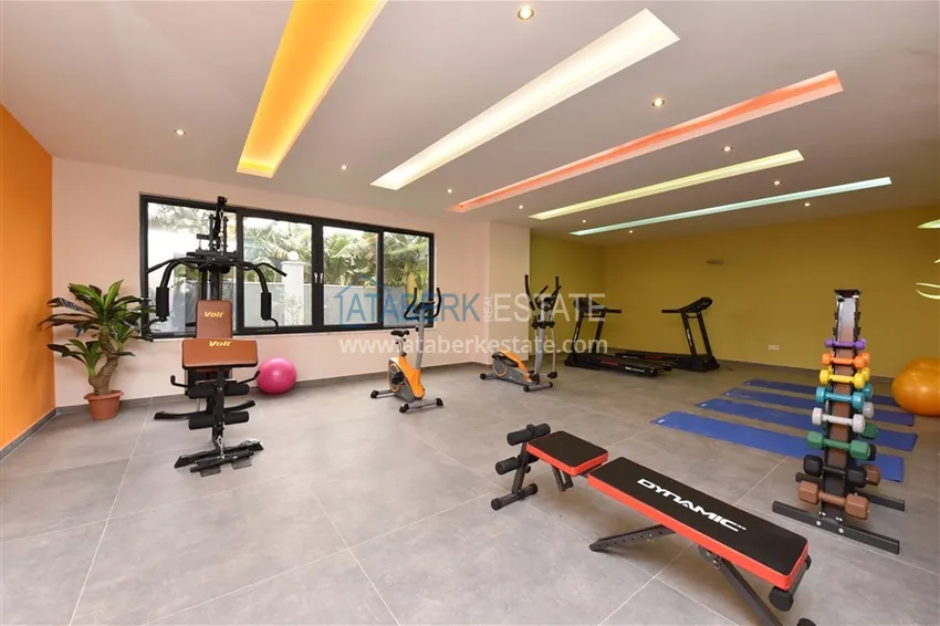 Меблированный садовый дуплекс 2+1 в комплексе с инфраструктурой, Каргыджак 13