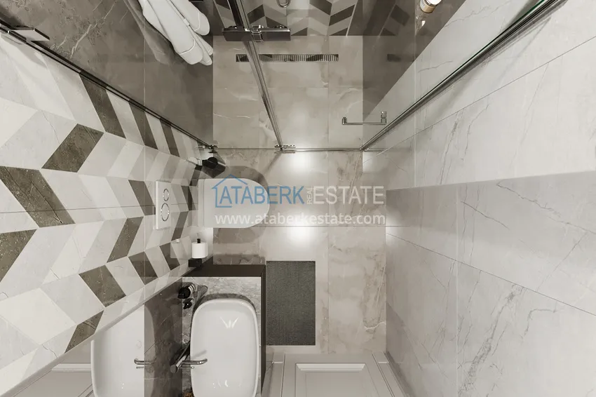 Приобрести Новый архитектурный шедевр на побережье Алании, район Тюрклер – инвестиционный проект с виллами и апартаментами 23