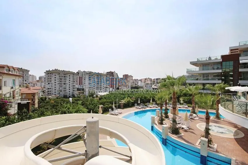 Двухкомнатная квартира с мебелью, 80 м², подходит под ВНЖ - Алания, Джикджилли 15 