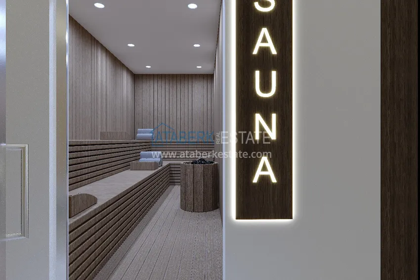 Новый архитектурный шедевр на побережье Алании, район Тюрклер – инвестиционный проект с виллами и апартаментами 36