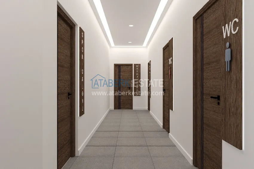 Новый архитектурный шедевр на побережье Алании, район Тюрклер – инвестиционный проект с виллами и апартаментами 39