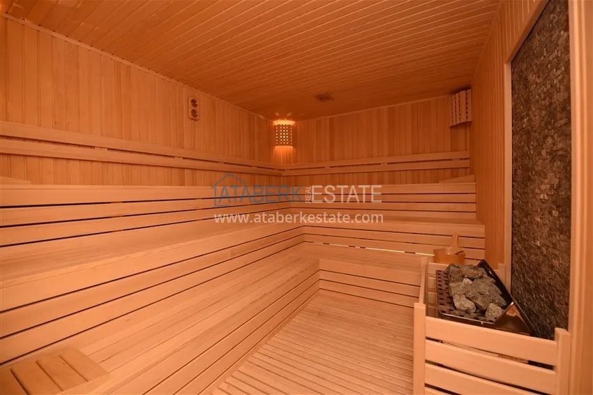 Меблированный садовый дуплекс 2+1 в комплексе с инфраструктурой, Каргыджак 19