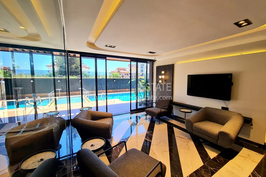 Двухкомнатная квартира с чистовой отделкой под ключ в Алании 19 