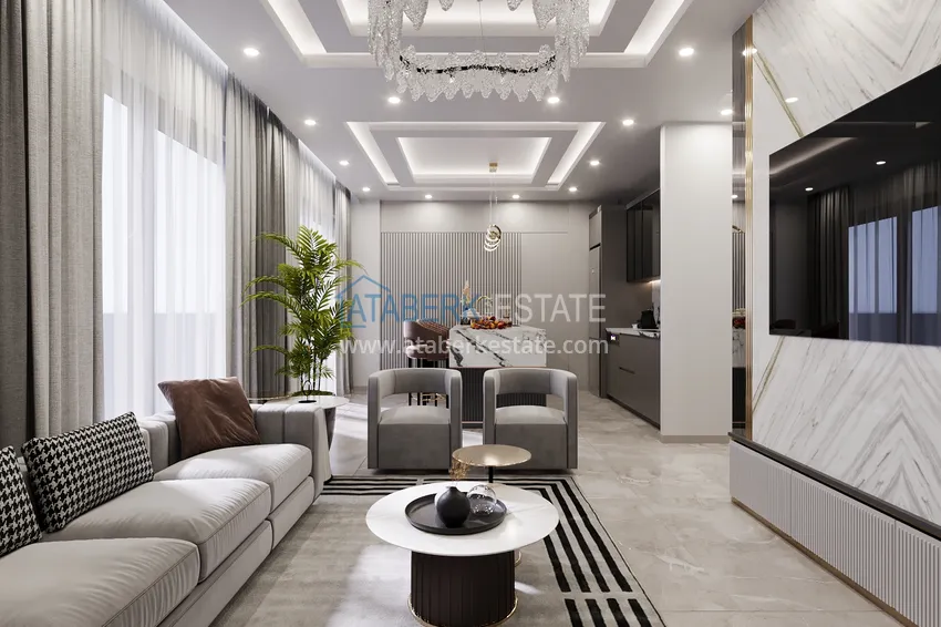 Приобрести Новый архитектурный шедевр на побережье Алании, район Тюрклер – инвестиционный проект с виллами и апартаментами 10