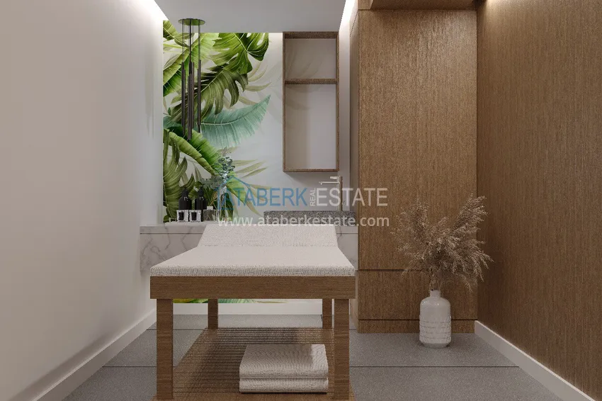 Новый архитектурный шедевр на побережье Алании, район Тюрклер – инвестиционный проект с виллами и апартаментами 42