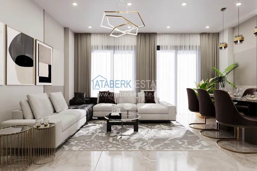 Приобрести Новый архитектурный шедевр на побережье Алании, район Тюрклер – инвестиционный проект с виллами и апартаментами 2