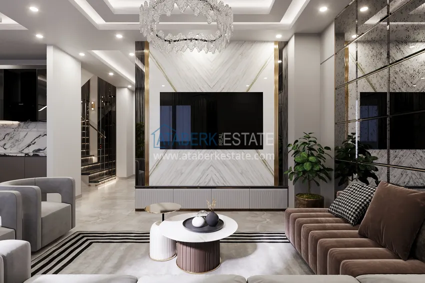 Приобрести Новый архитектурный шедевр на побережье Алании, район Тюрклер – инвестиционный проект с виллами и апартаментами 11