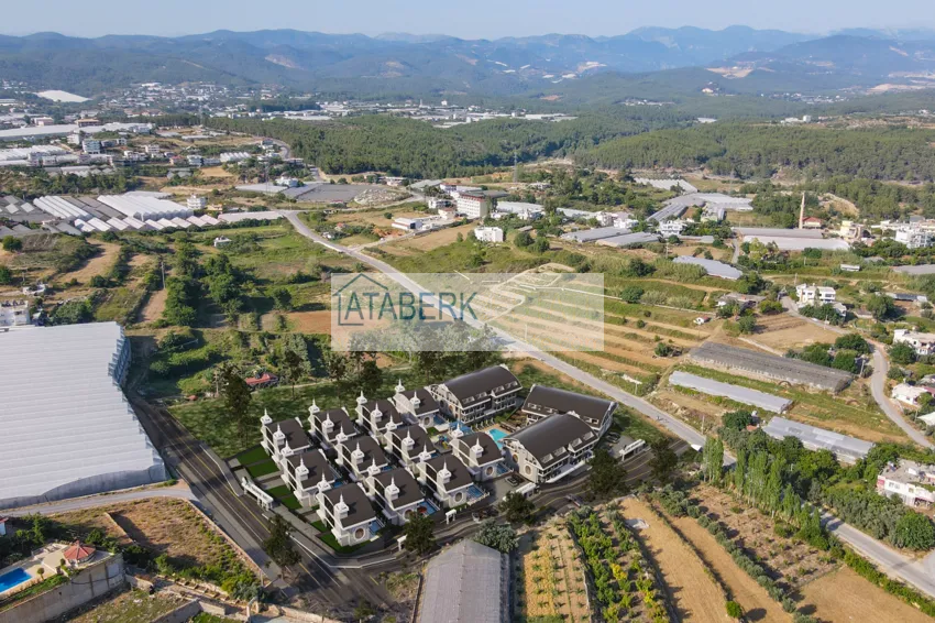 Новый архитектурный шедевр на побережье Алании, район Тюрклер – инвестиционный проект с виллами и апартаментами 3