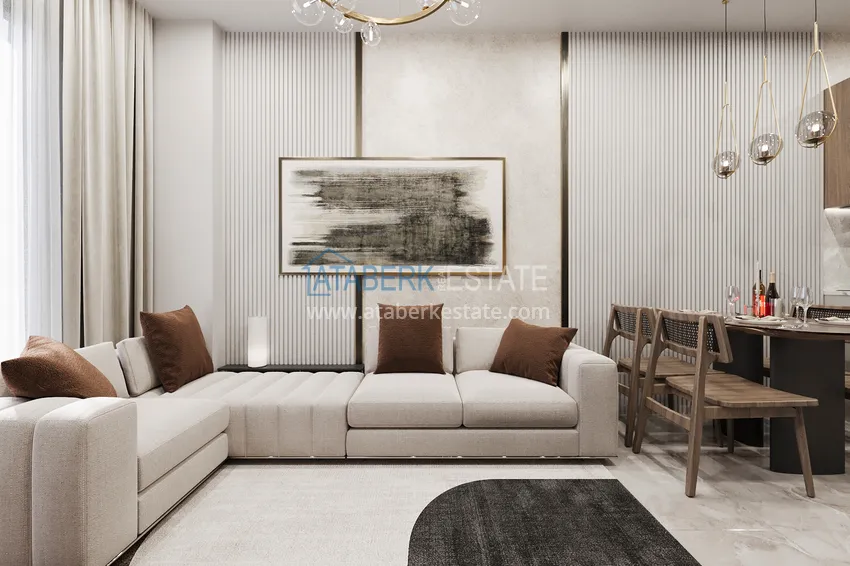 Приобрести Новый архитектурный шедевр на побережье Алании, район Тюрклер – инвестиционный проект с виллами и апартаментами 3