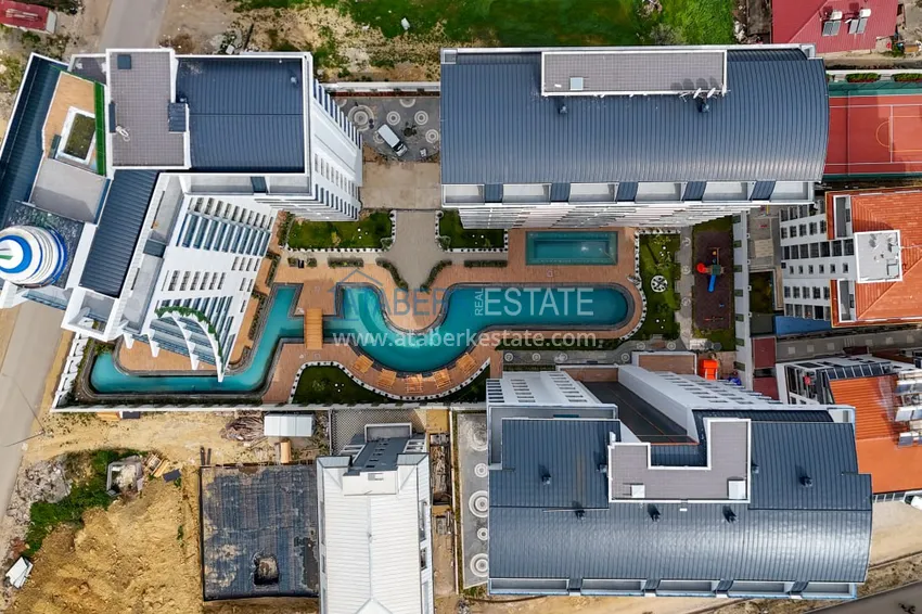 Квартира с чистовой отделкой в Алании, район Махмутлар 4 