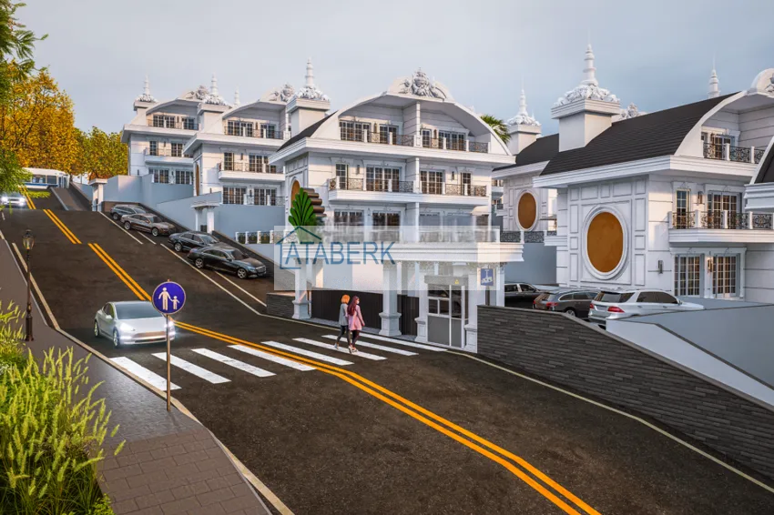 Новый архитектурный шедевр на побережье Алании, район Тюрклер – инвестиционный проект с виллами и апартаментами 5