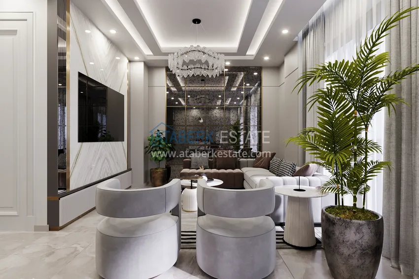 Приобрести Новый архитектурный шедевр на побережье Алании, район Тюрклер – инвестиционный проект с виллами и апартаментами 13