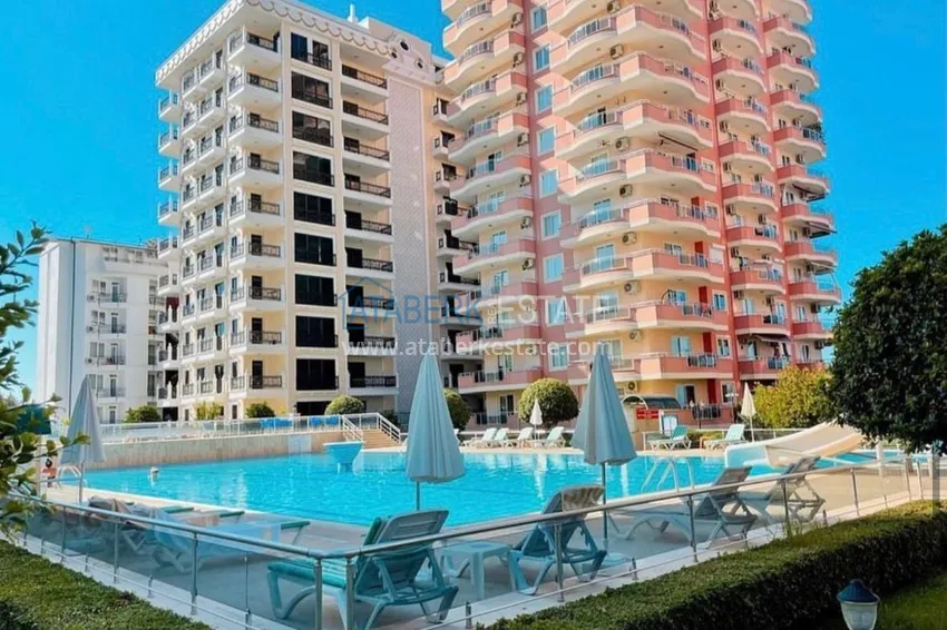 Трехкомнатная квартира с панорамным видом на море - Махмутлар, первая береговая линия 4 