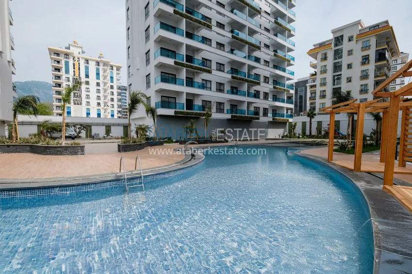 Квартира с чистовой отделкой в Алании, район Махмутлар 6 