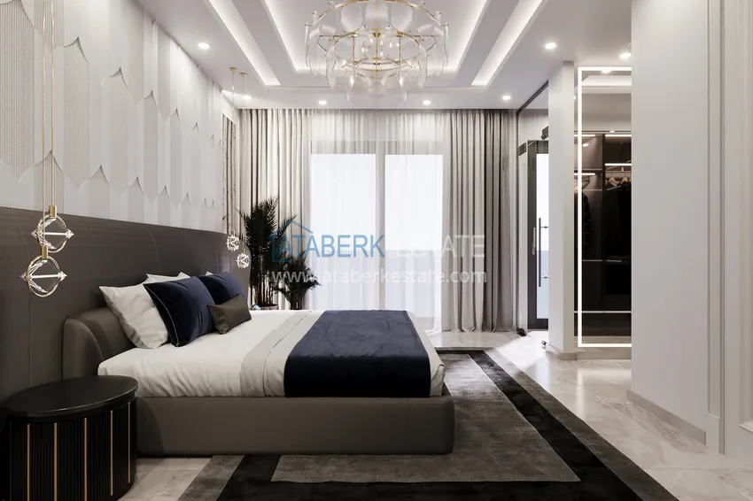 Приобрести Новый архитектурный шедевр на побережье Алании, район Тюрклер – инвестиционный проект с виллами и апартаментами 15