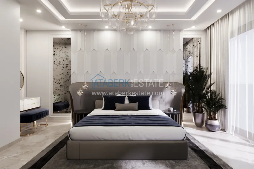 Приобрести Новый архитектурный шедевр на побережье Алании, район Тюрклер – инвестиционный проект с виллами и апартаментами 16