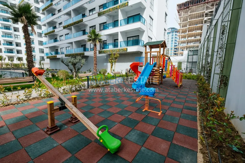 Квартира с чистовой отделкой в Алании, район Махмутлар 8 