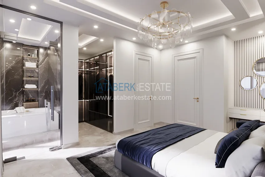 Приобрести Новый архитектурный шедевр на побережье Алании, район Тюрклер – инвестиционный проект с виллами и апартаментами 17