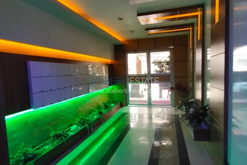 Двухуровневый пентхаус с мебелью в центре Алании – район пляжа Клеопатра  7 