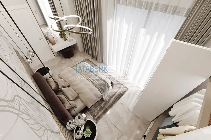 Приобрести Новый архитектурный шедевр на побережье Алании, район Тюрклер – инвестиционный проект с виллами и апартаментами 9