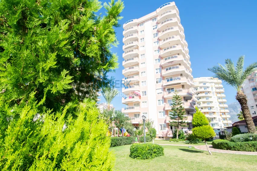 Трехкомнатная квартира с панорамным видом на море - Махмутлар, первая береговая линия 9 