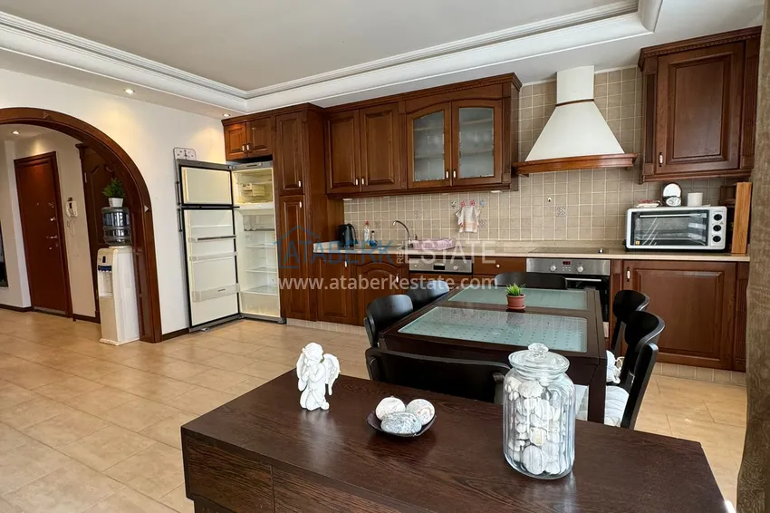 Приобрести Трехкомнатная квартира с панорамным видом на море - Махмутлар, первая береговая линия 9 