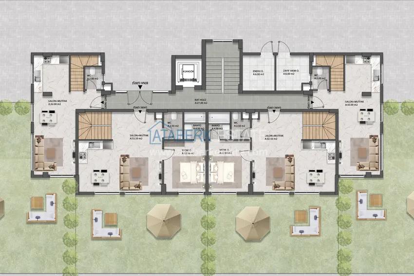 Купить дешево Привлекательный инвестиционный проект в Алании, район Каргыджак 2 