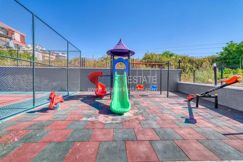 Двухкомнатная квартира с чистовой отделкой в комфортабельном комплексе – Алания, район Авсаллар 10