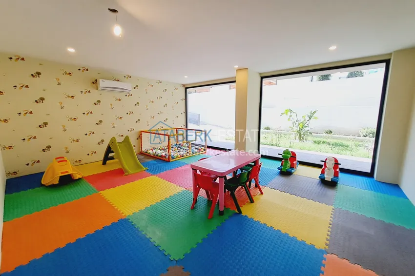 Квартира 1+1 с панорамным видом на море — район Махмутлар, Алания, 200 метров от моря 10 