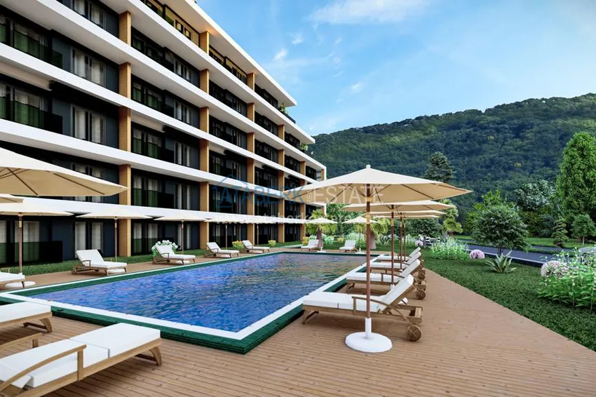 Квартира 1+1 в комплексе с отельной концепцией – Анталья, район Алтынташ 11 