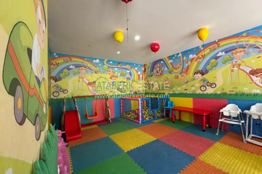 Дуплекс 2+1 с мебелью и видом на горы в молодом современном комплексе, район Оба – Алания 15 