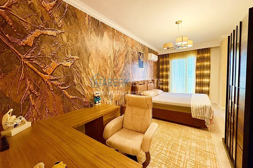 Приобрести Квартира 3+1, линейная с отдельной кухней и застекленными балконами - Алания, Махмутлар 14 