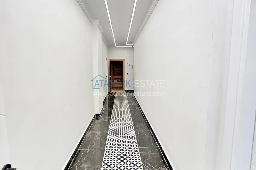 Квартира 1+1 с чистовой отделкой в уютном комплексе – Алания, район Авсаллар 13 