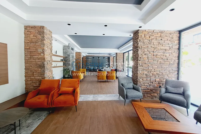 Квартира 1+1 в Алании, район Оба, в комплексе комфорт класса 14