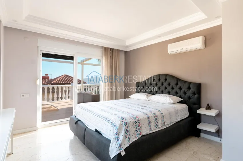 Приобрести Меблированная вилла 3+1 в Алании, с эффектным панорамным видом – горный район Тепе 15 