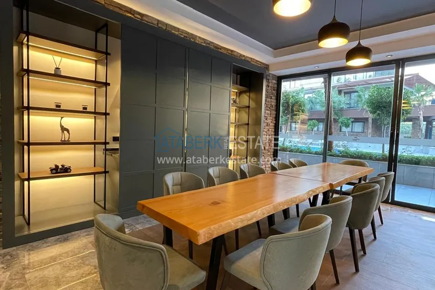 Квартира 1+1 в Алании, район Оба, в комплексе комфорт класса 16