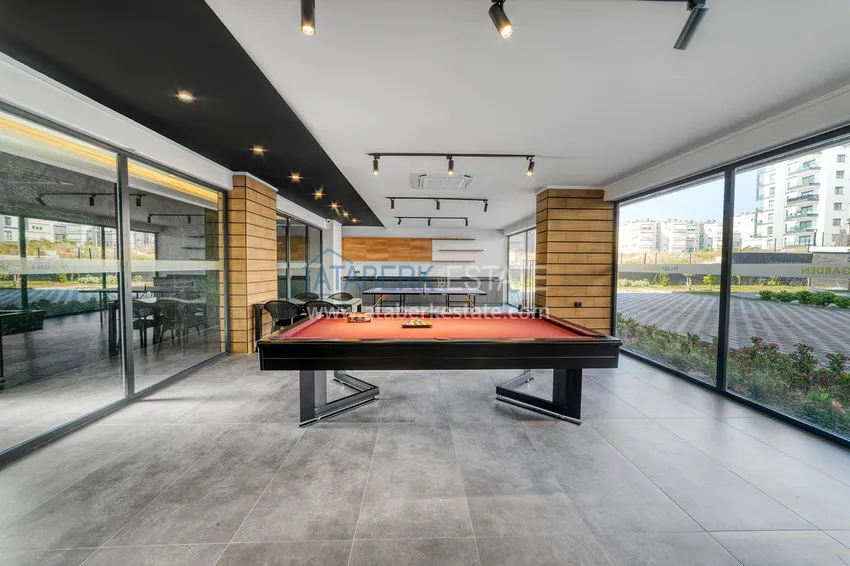 Двухкомнатная квартира с чистовой отделкой в комфортабельном комплексе – Алания, район Авсаллар 17