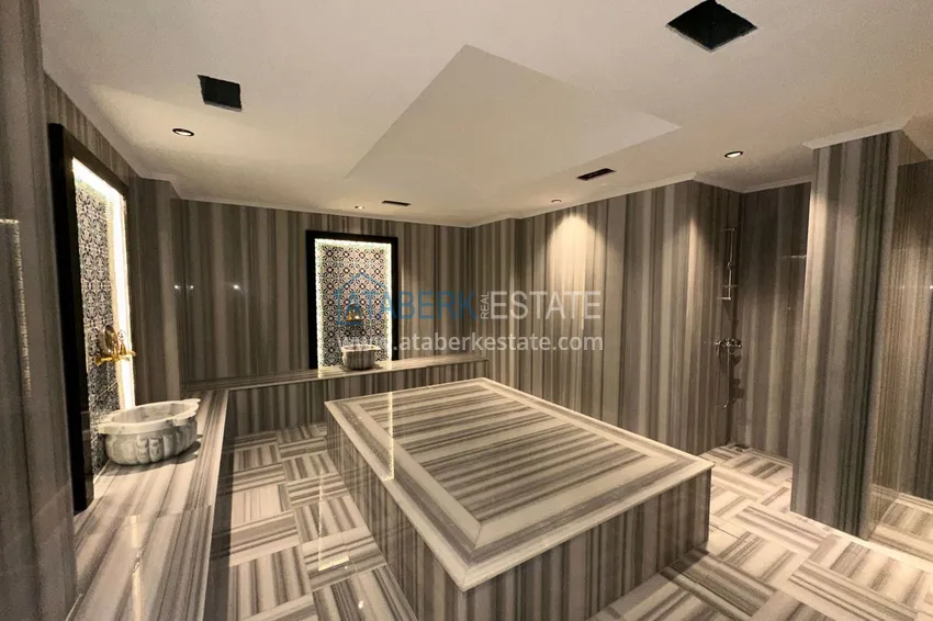 Квартира 1+1 с панорамным видом на море — район Махмутлар, Алания, 200 метров от моря 18 