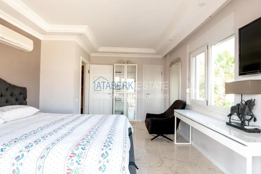 Приобрести Меблированная вилла 3+1 в Алании, с эффектным панорамным видом – горный район Тепе 18 