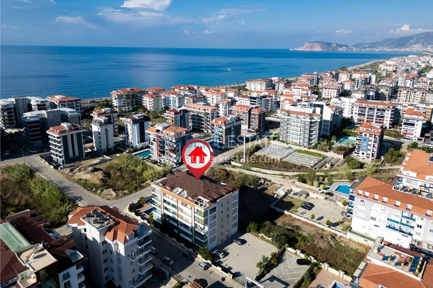 Квартира 1+1 с мебелью и видом на море – Кестель, Алания 1 